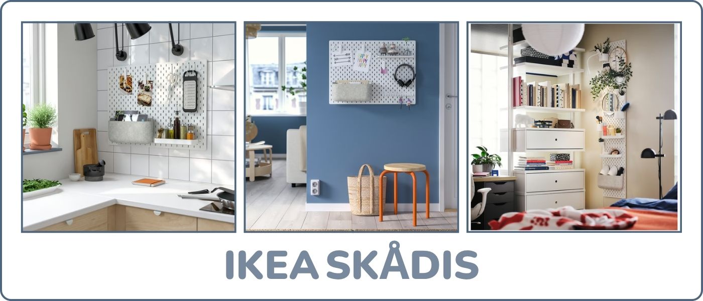 سبد نظم دهنده پگ بورد ایکیا مدل IKEA SKADIS
